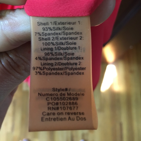 Alice + Olivia Stretch Silk Open Ba… - Picture 7 of 8